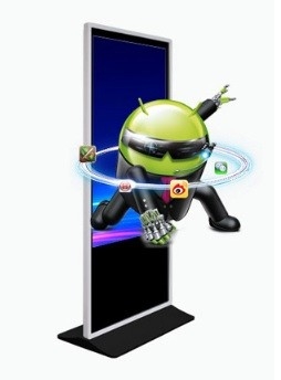 Pantalla táctil al aire libre IP65 75&quot; tarjeta gráfica integrada de Android 6,0