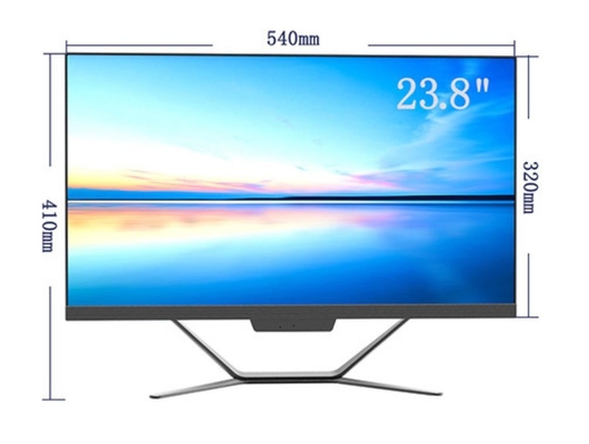 23.8INCH LED de alta definición AIO PC de escritorio 1920x1080 Resolución 1920x1080 16 : 9 relación