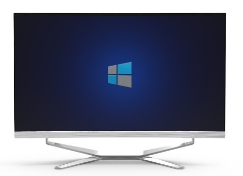 24 pulgadas PC todo en uno Computadoras de juegos Plata I5 / I7 2mm Micro Rim 512G m.2 sSD HD