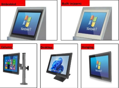 SSD 32G industrial todo en un diseño de la protección contra sobrecargas de la pantalla táctil de la PC