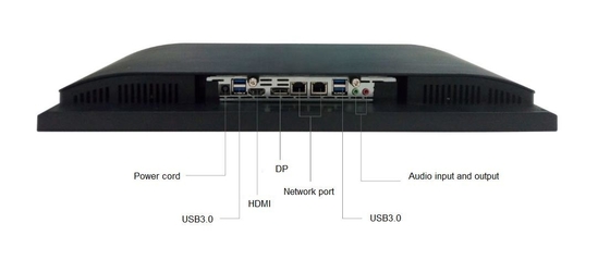 PC de sobremesa fino 23,8&quot; del monitor AIO SSD 2,5&quot; de la ayuda M.2 HD normal Msata HD 1920x1080