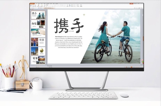 Construido en el PC de sobremesa dual 16G RAM Intel G6-G11 de la pulgada AIO del Presidente de estéreo de la pista 27