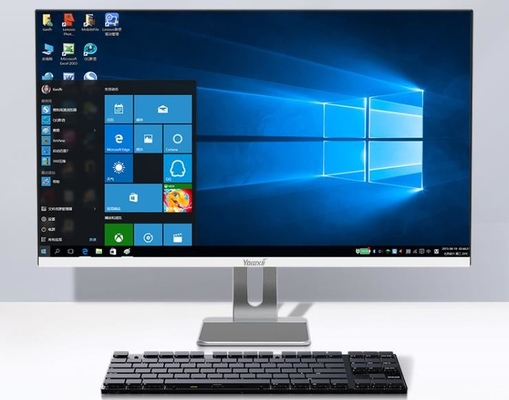Computadora de pantalla táctil todo en uno con aleación de aluminio ABS Stand 178o Ángulo de visión ancha