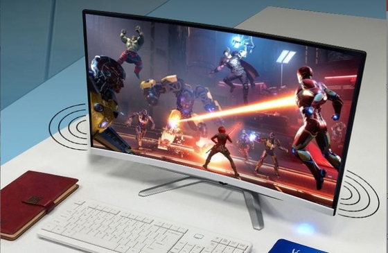 PC con pantalla táctil de superficie curva con placa base Mini-Ltx 170 * 170mm 24 &quot; 16G RAM