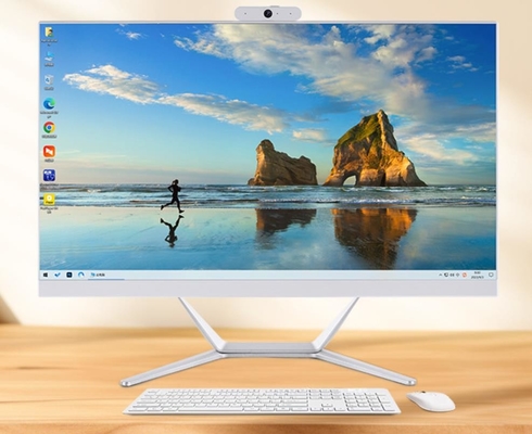 Win10 escritorio AIO PC 250nits Brillo con 1T SSD HD 8G/16G/32G DDR4