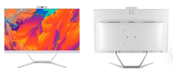 Pantalla táctil con luz de fondo LED de alta definición Escritorio AIO con cámara web opcional