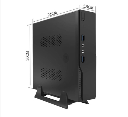 256GB SSD Mini PC compacto con placas base negras de alta capacidad KuYu I7 2.5-3.0GHz Win7/8/10