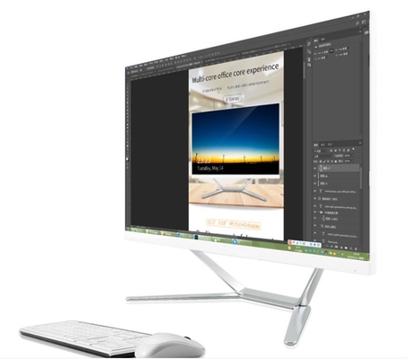 PC de pantalla táctil AIO personalizado con tarjeta gráfica independiente y altavoz estéreo de doble vía