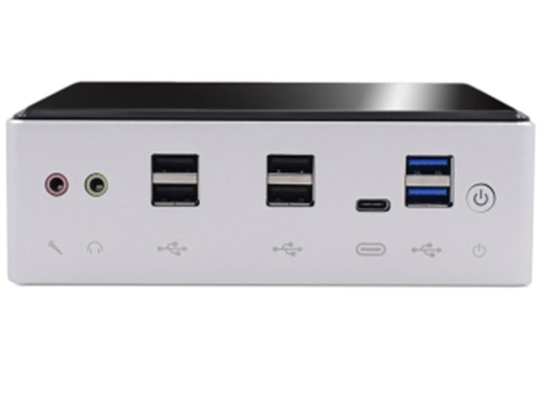 Black/Silver 256GB SSD Mini PC con sistema operativo dual (Windows 10/11 o Android) I7-10th