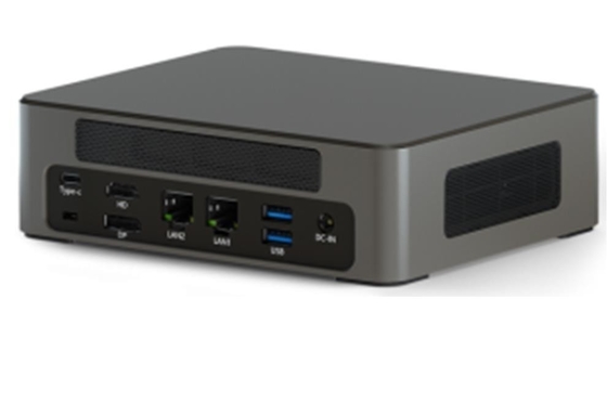 Black/Silver 256GB SSD Mini PC con sistema operativo dual (Windows 10/11 o Android) I7-10th